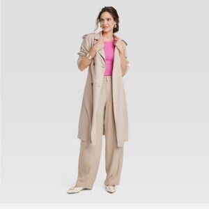 Women's Linen Trench Coat - A New
Day new